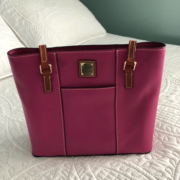 Small pink/brown Lexington Dooney & Bourke Tote bag - Picture 2 of 7